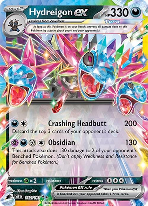 Hydreigon ex (119/191) [Scarlet &amp; Violet: Surging Sparks] 