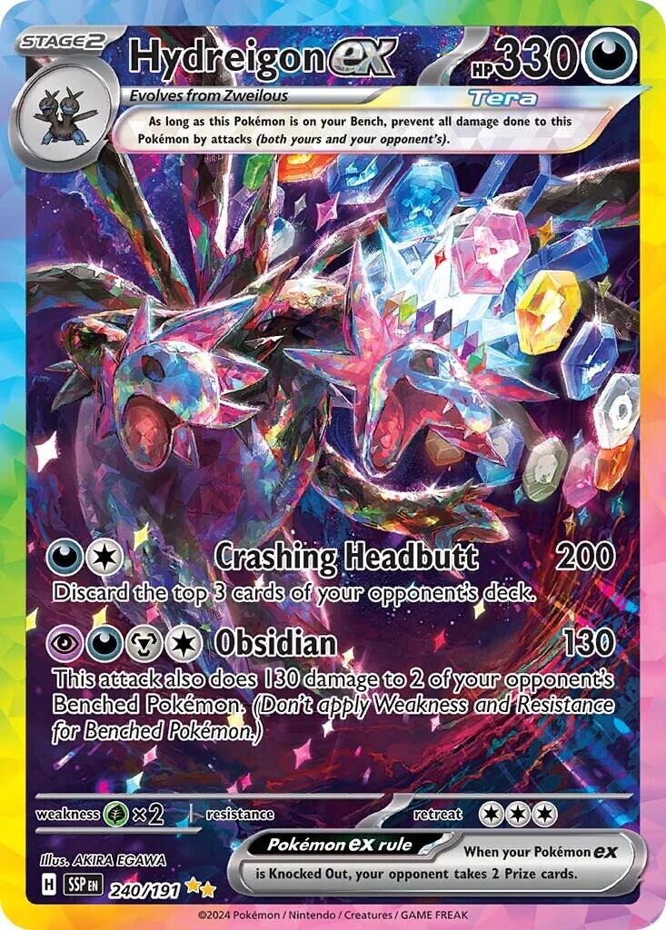Hydreigon ex (240/191) [Scarlet &amp; Violet: Surging Sparks] 