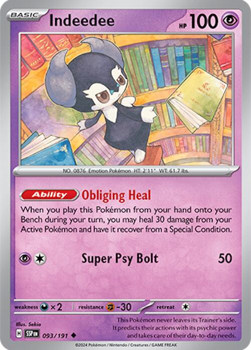 Indeedee (093/191) [Scarlet &amp; Violet: Surging Sparks]