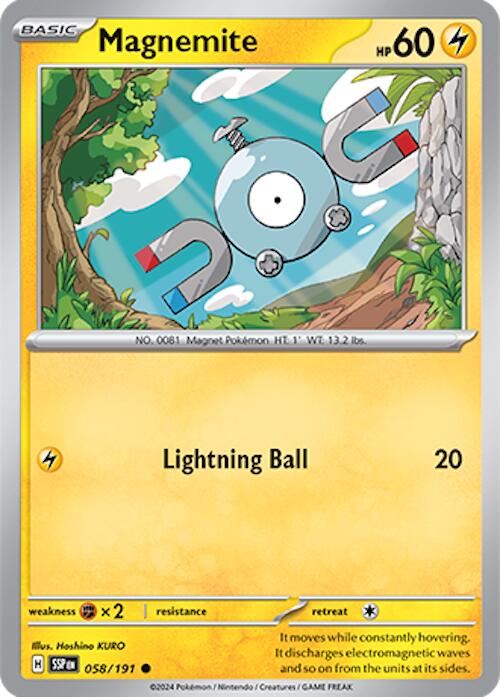 Magnemite (058/191) [Scarlet &amp; Violet: Surging Sparks] 