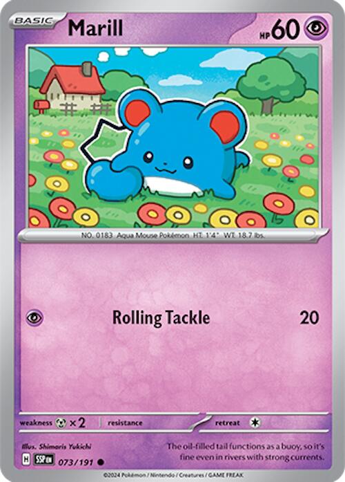 Marill (073/191) [Scarlet &amp; Violet: Surging Sparks] 