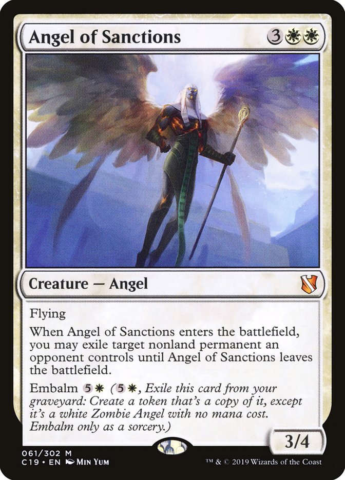 Angel of Sanctions [Commander 2019] 