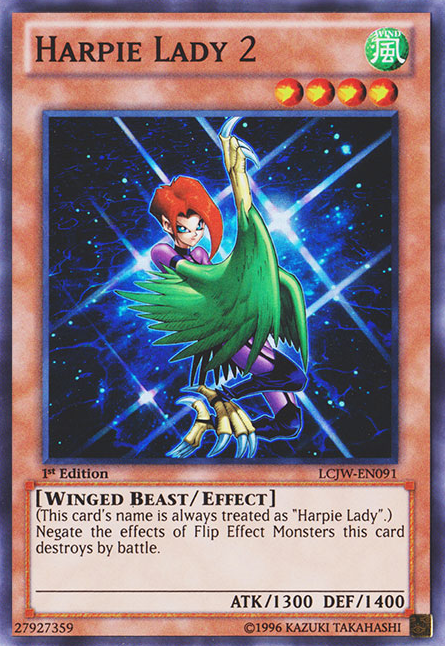 Harpie Lady 2 [LCJW-EN091] Super Rare 