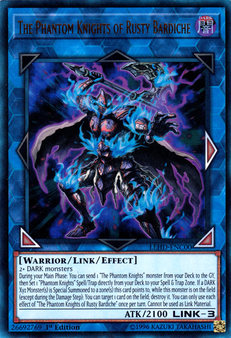 The Phantom Knights of Rusty Bardiche [LEHD-ENC00] Ultra Rare 
