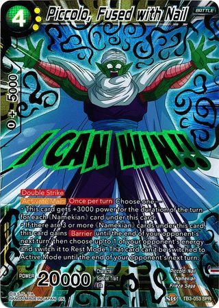Piccolo, Fused with Nail (SPR) (TB3-053) [Clash of Fates] 