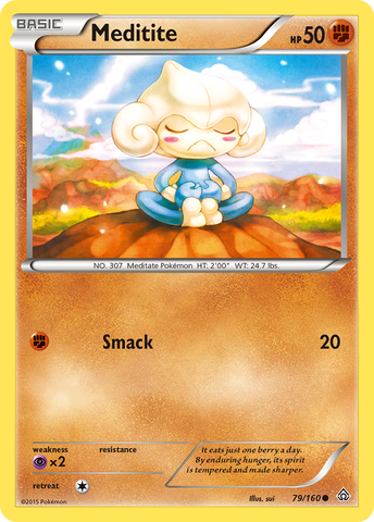 Meditite (79/160) [XY: Primal Clash] 