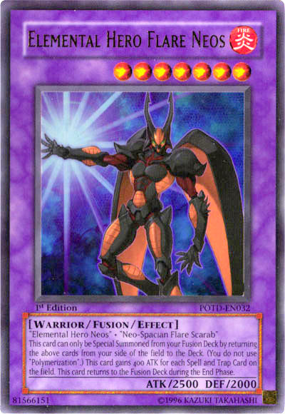 Elemental Hero Flare Neos [POTD-EN032] Ultra Rare 