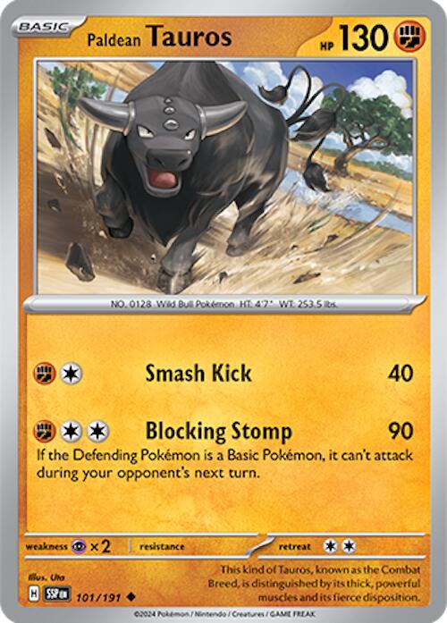 Paldean Tauros (101/191) [Scarlet &amp; Violet: Surging Sparks] 