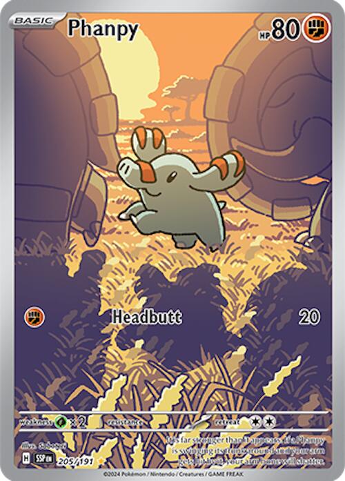Phanpy (205/191) [Scarlet &amp; Violet: Surging Sparks] 