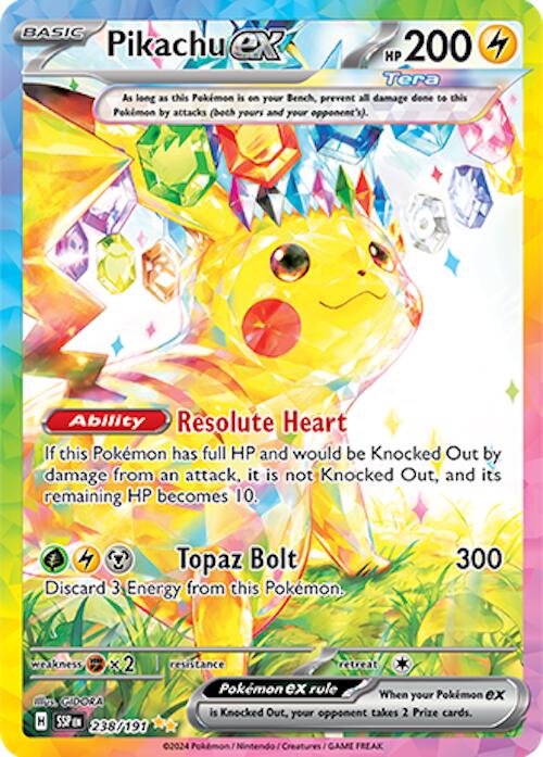 Pikachu ex (238/191) [Scarlet &amp; Violet: Surging Sparks] 