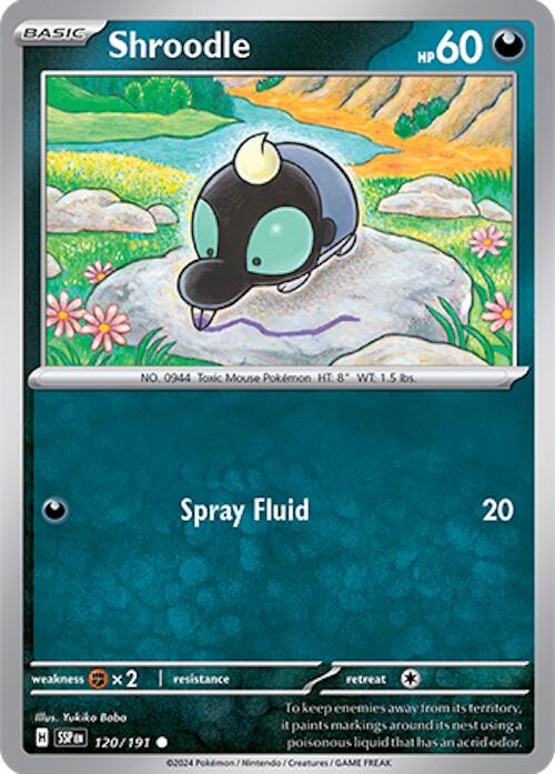 Shroodle (120/191) [Scarlet &amp; Violet: Surging Sparks] 