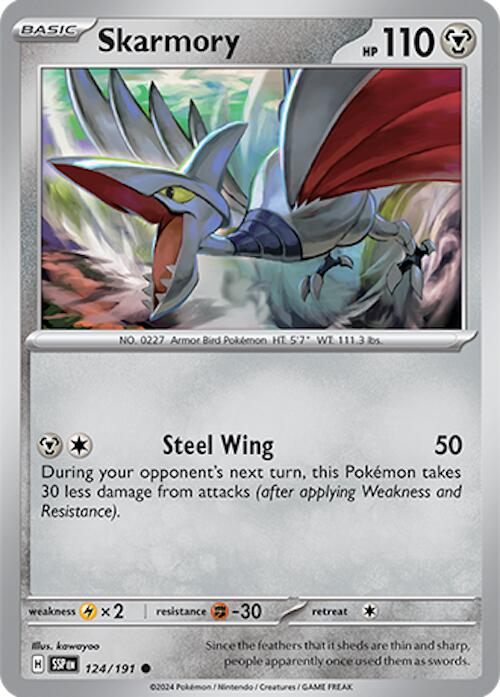 Skarmory (124/191) [Scarlet &amp; Violet: Surging Sparks] 