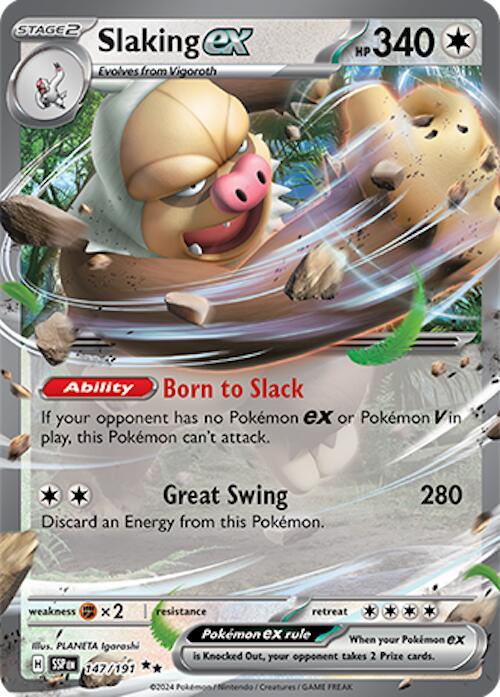 Slaking ex (147/191) [Scarlet &amp; Violet: Surging Sparks] 