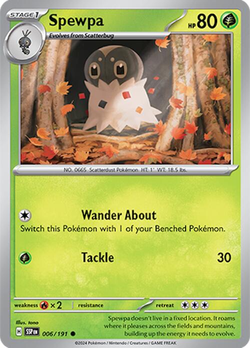 Spewpa (006/191) [Scarlet &amp; Violet: Surging Sparks] 
