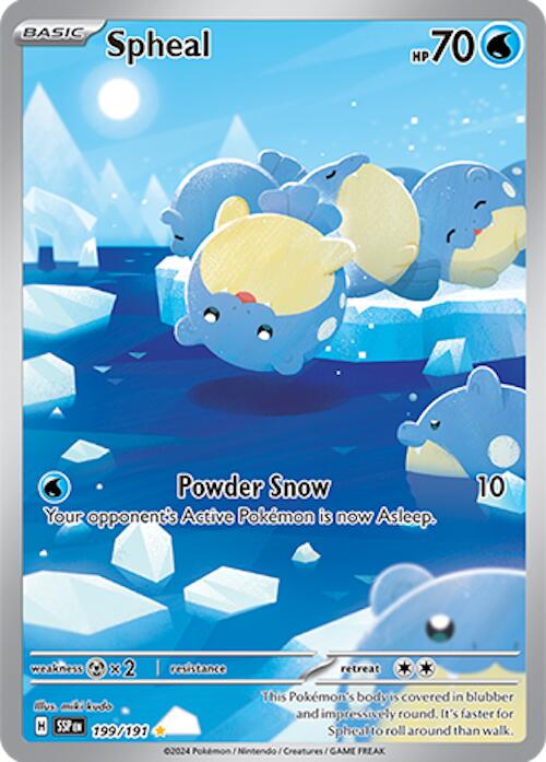 Spheal (199/191) [Scarlet &amp; Violet: Surging Sparks] 