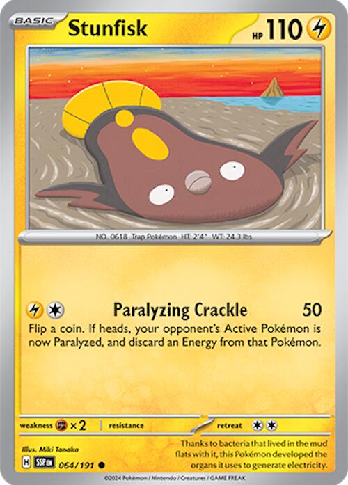 Stunfisk (064/191) [Scarlet &amp; Violet: Surging Sparks] 