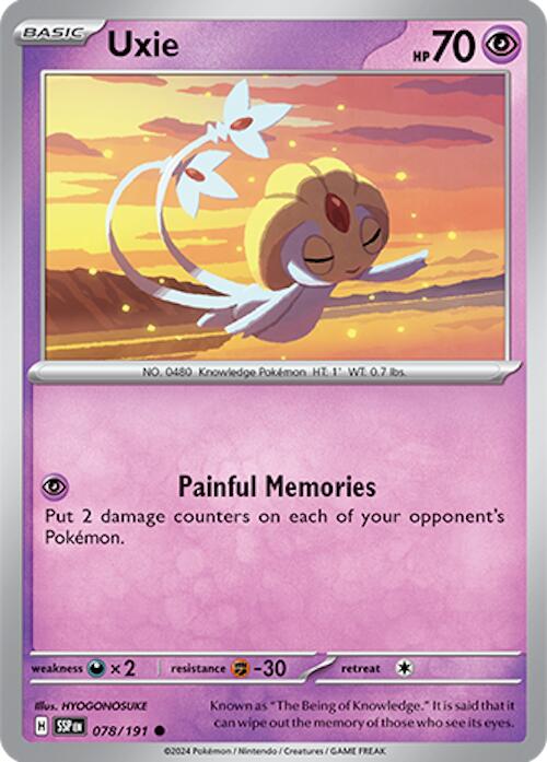 Uxie (078/191) [Scarlet &amp; Violet: Surging Sparks] 