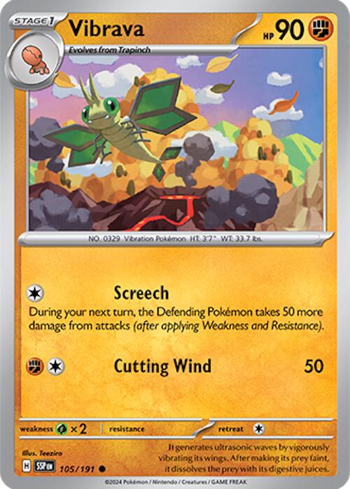 Vibrava (105/191) [Scarlet &amp; Violet: Surging Sparks] 