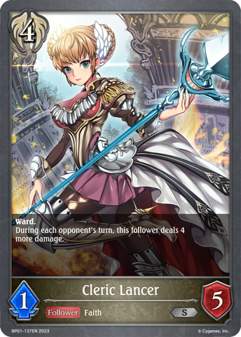 Cleric Lancer (BP01-137EN) [Advent of Genesis] 
