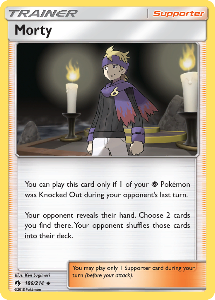 Morty (186/214) [Sun &amp; Moon: Lost Thunder] 