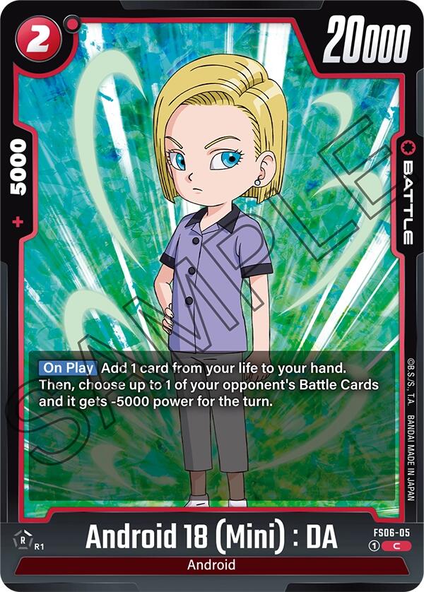 Android 18 (Mini): DA [Starter Deck: Son Goku (Mini)] 