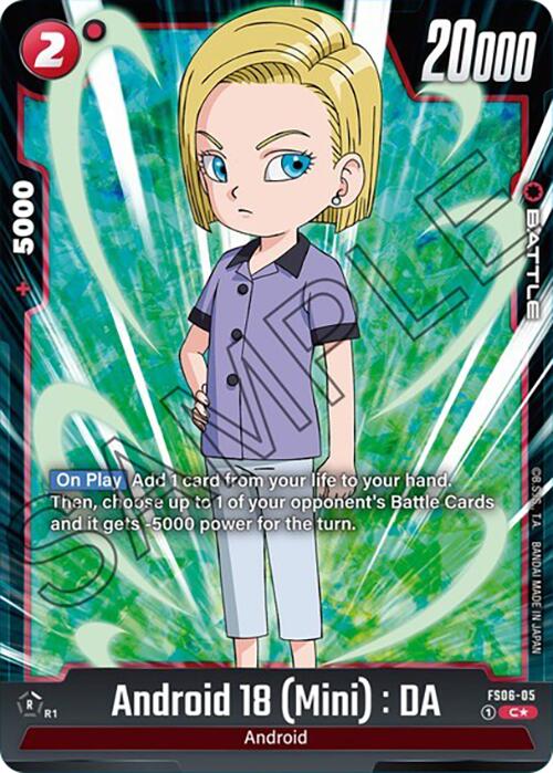 Android 18 (Mini) : DA (Alternate Art) [Starter Deck: Son Goku (Mini)]