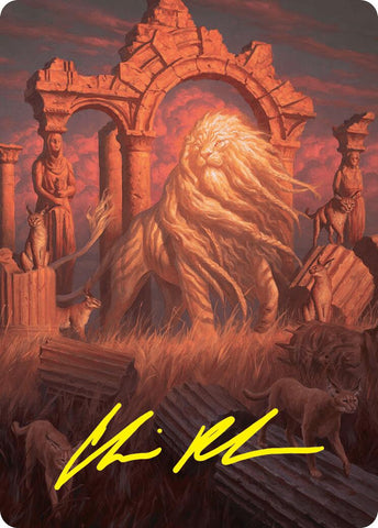 Arahbo, the First Fang Art Card (26/54) (Gold-Stamped Signature) [Foundations Art Series] 