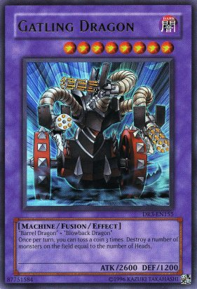 Dragon Gatling [DR3-EN155] Ultra Rare 