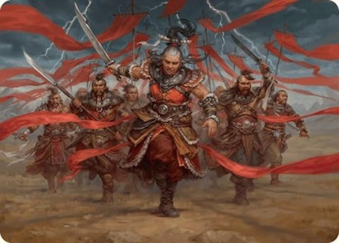 Alesha, Who Laughs at Fate Art Card (14/54) [Foundations Art Series] 