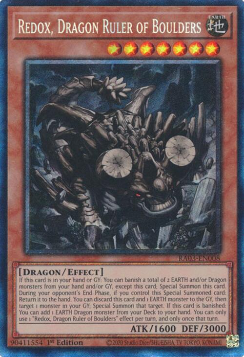 Redox, Dragon Ruler of Boulders (CR) [RA03-EN008] Collector's Rare