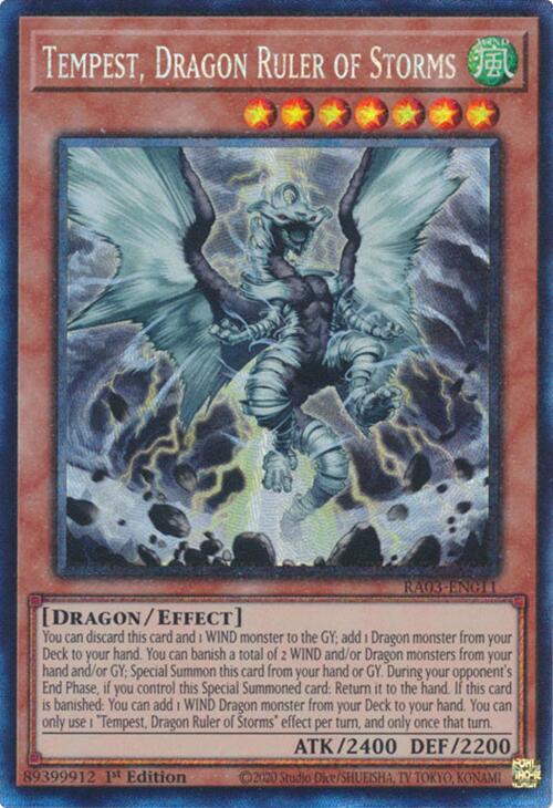 Tempest, Dragon Ruler of Storms (CR) [RA03-EN011] Collector's Rare 