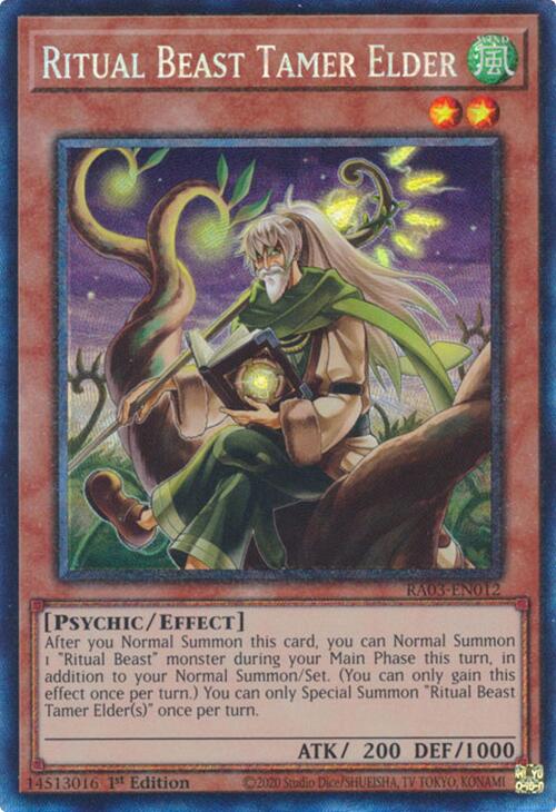 Ritual Beast Tamer Elder (CR) [RA03-EN012] Collector's Rare