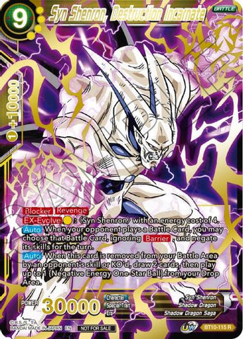 Syn Shenron, Destruction Incarnate (Alternate Art) (BT10-115) [Tournament Promotion Cards] 