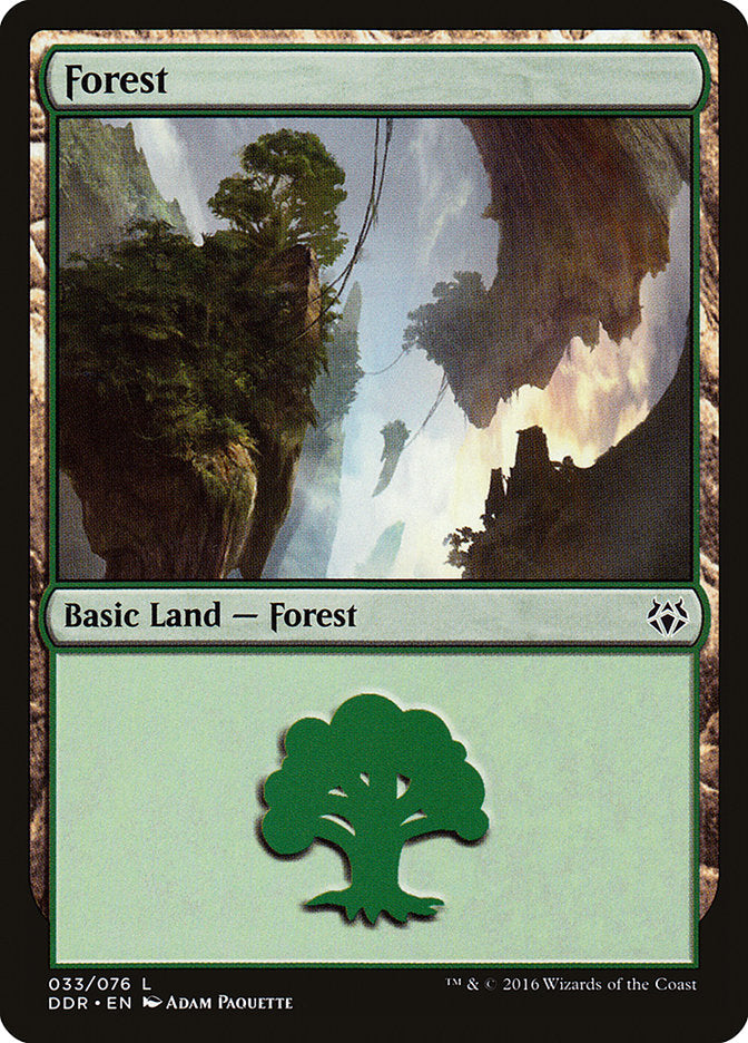 Forest (33) [Duel Decks: Nissa vs. Ob Nixilis] 