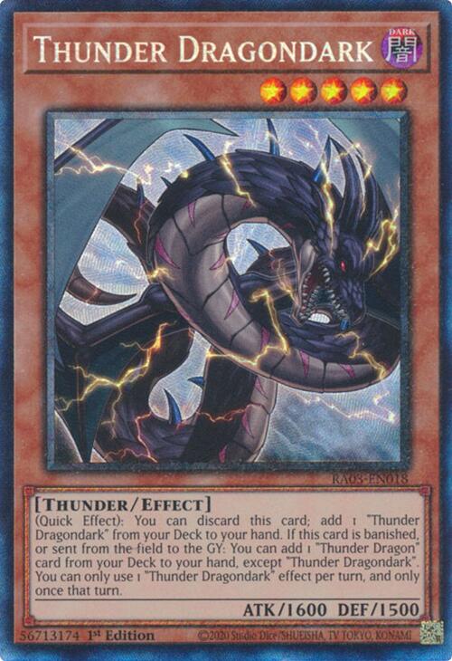 Thunder Dragondark (CR) [RA03-EN018] Collector's Rare