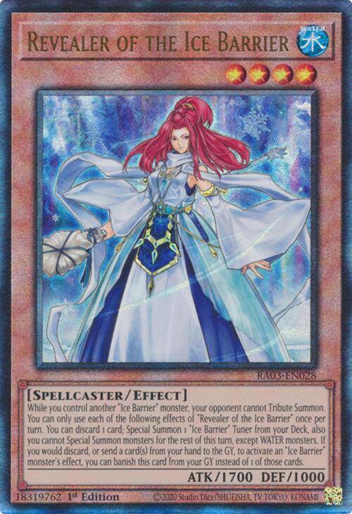 Revealer of the Ice Barrier (UTR) [RA03-EN028] Ultimate Rare