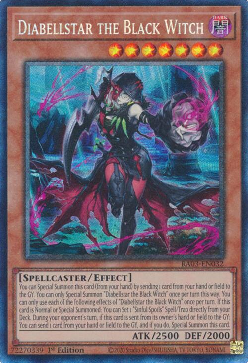 Diabellstar the Black Witch (CR) [RA03-EN032] Collector's Rare