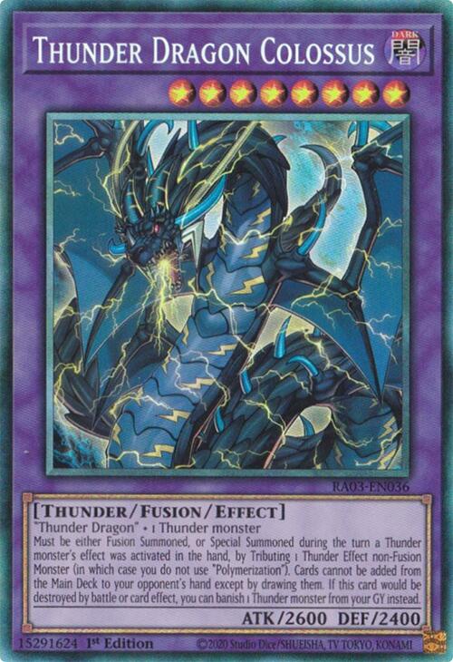 Thunder Dragon Colossus (CR) [RA03-EN036] Collector's Rare