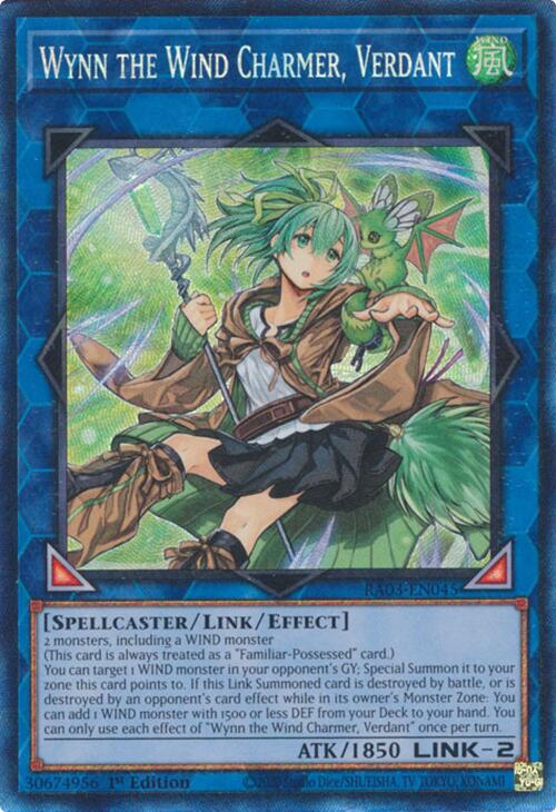 Wynn the Wind Charmer, Verdant (CR) [RA03-EN045] Collector's Rare