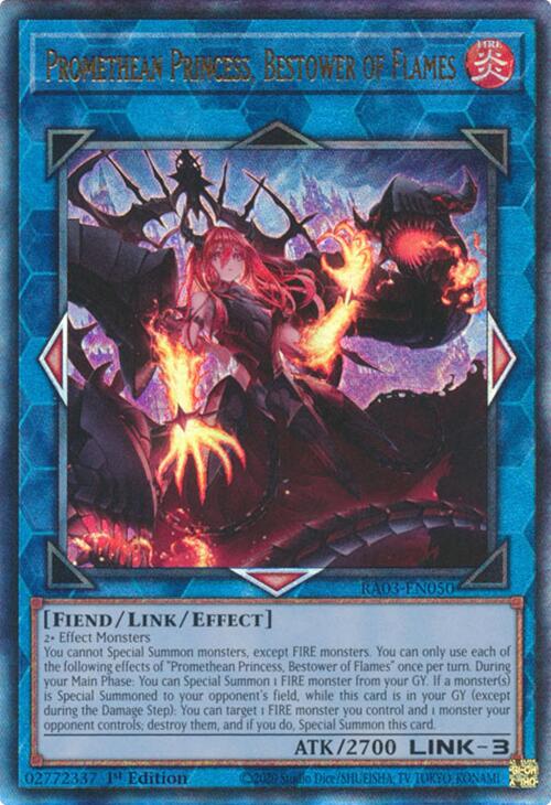 Promethean Princess, Bestower of Flames (UTR) [RA03-EN050] Ultimate Rare