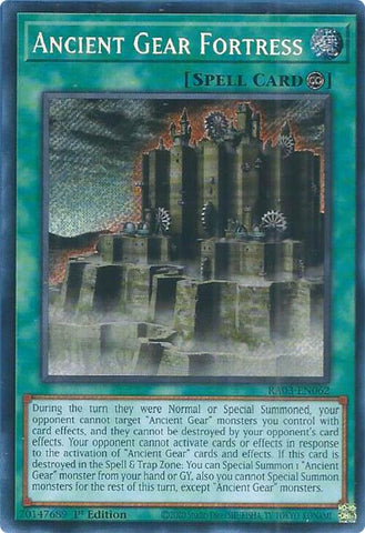 Ancient Gear Fortress (Secret Rare) [RA03-EN062] Secret Rare 