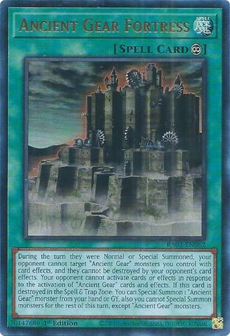 Ancient Gear Fortress (UR) [RA03-EN062] Ultra Rare 