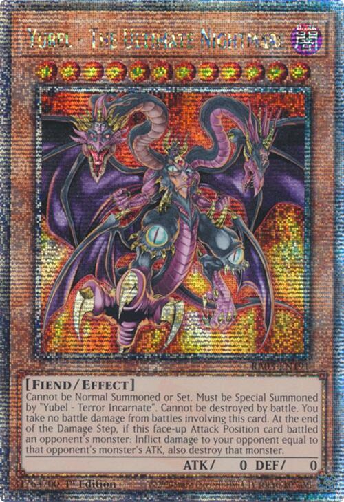 Yubel - The Ultimate Nightmare (Quarter Century Secret Rare) [RA03-EN191] Quarter Century Secret Rare 