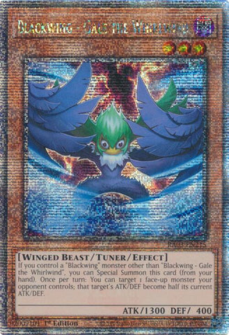 Blackwing - Gale the Whirlwind (Quarter Century Secret Rare) [RA03-EN215] Quarter Century Secret Rare 