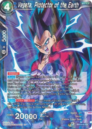 Vegeta, Protector of the Earth (EX15-02) [Battle Enhanced] 