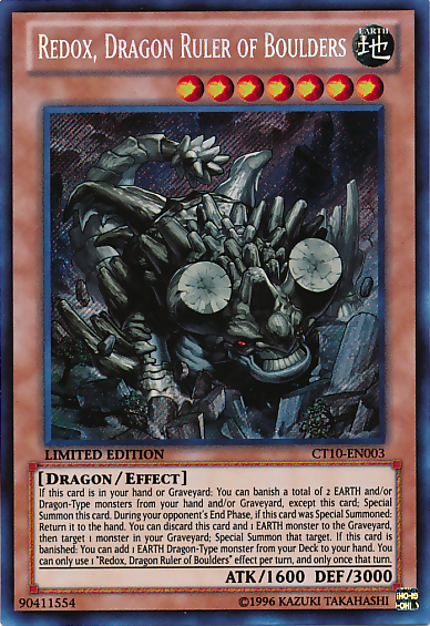 Redox, Dragon Ruler of Boulders [CT10-EN003] Secret Rare 