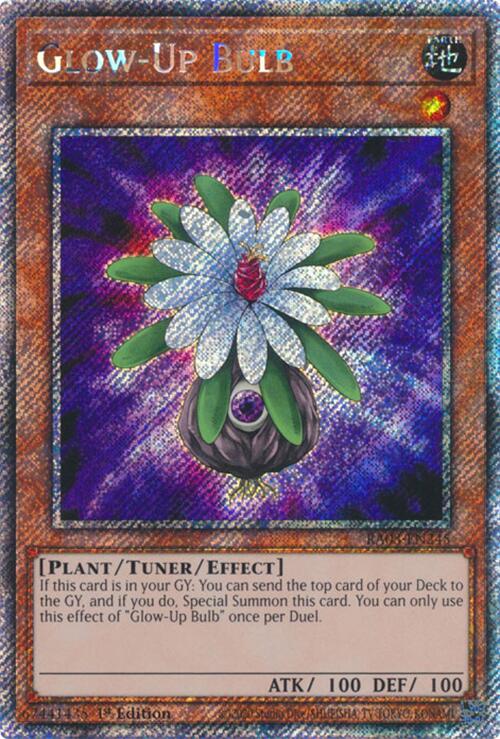 Glow-Up Bulb (Platinum Secret Rare) [RA03-EN245] Platinum Secret Rare