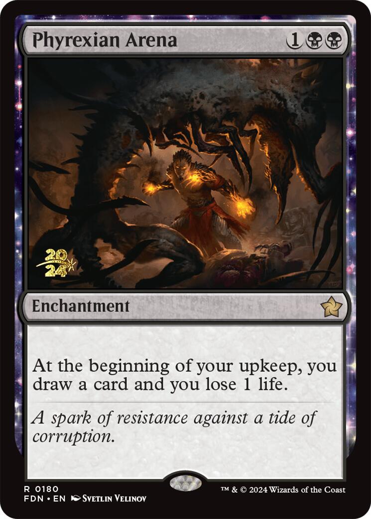 Phyrexian Arena [Foundations Prerelease Promos]