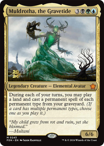 Muldrotha, the Gravetide [Foundations Prerelease Promos] 