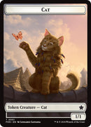 Spirit // Cat (0001) Doubled-Sided Token [Foundations Tokens] 